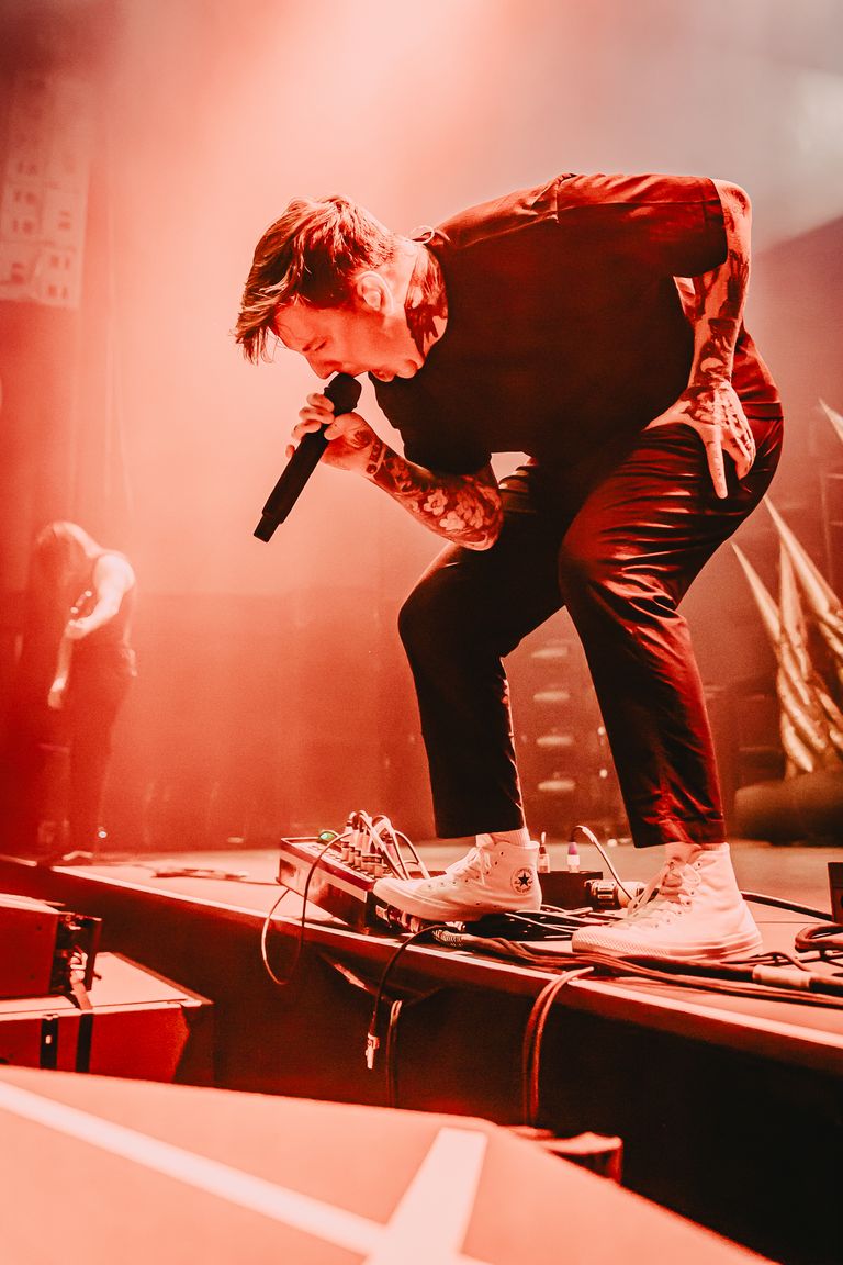 Bleed From Within performing live at AEC Theatre in Adelaide